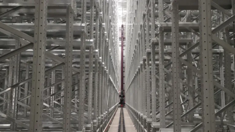 High Demand Raw Materials and Finished Products—Six Stacker Cranes, 8,000 Storage Bays, and a Shuttle Warehouse